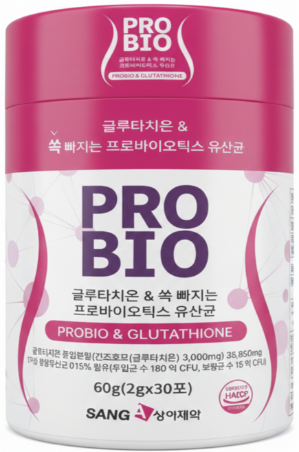 상아제약 쏙빠지는 쾌변 프로바이오틱스 유산균, 3박스, 60g
