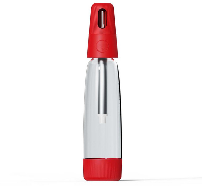 便攜汽水機 氣泡水機 DIY冷飲機, 紅色（無氣彈）