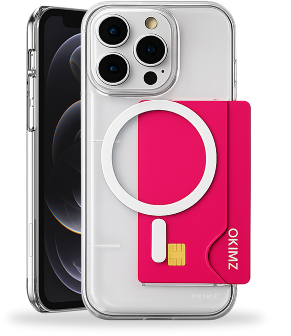 오킴즈 맥세이프 카드케이스 카드수납 슬림 하드 카드포켓 카드1장 강력자석