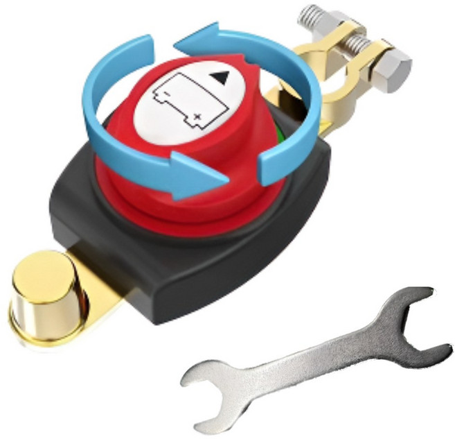 꿈보 배터리 차단기 12V-24V 자동차 킬스위치 고급형, 10ml, 1개