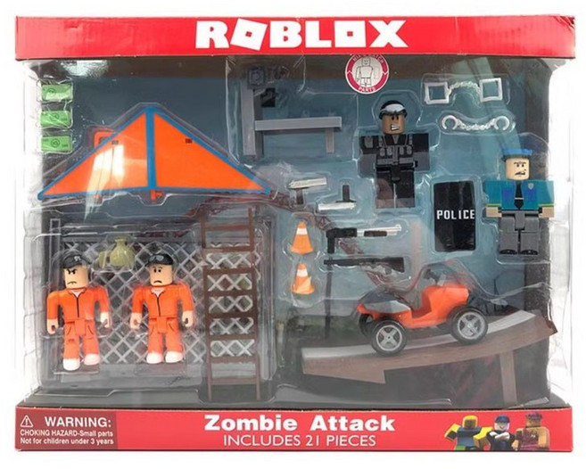 로블록스 피규어 장난감 감옥 탈출 플레이 세트 roblox 남아 선물, X. 전쟁 인형, 1개