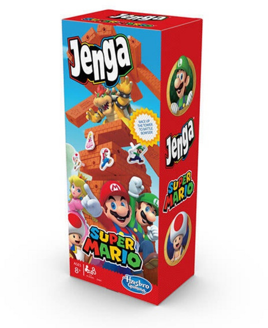 Hasbro 孩之寶 Jenga 層層疊疊樂 超級瑪利歐版, 1個