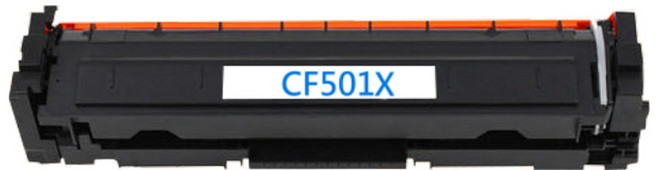 碳粉補給站 M254dn/M254dw/M280nw/M281fdn 高容量副廠碳粉匣 CF501X 適用HP, CF501X藍, 1個