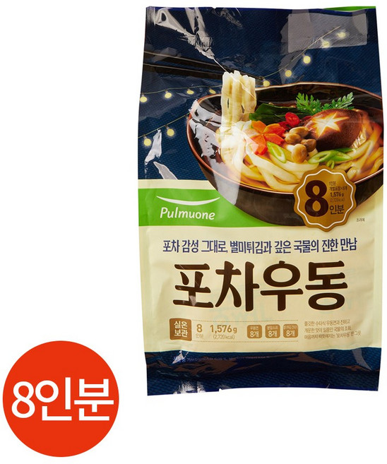풀무원 포차우동 8인분, 1개