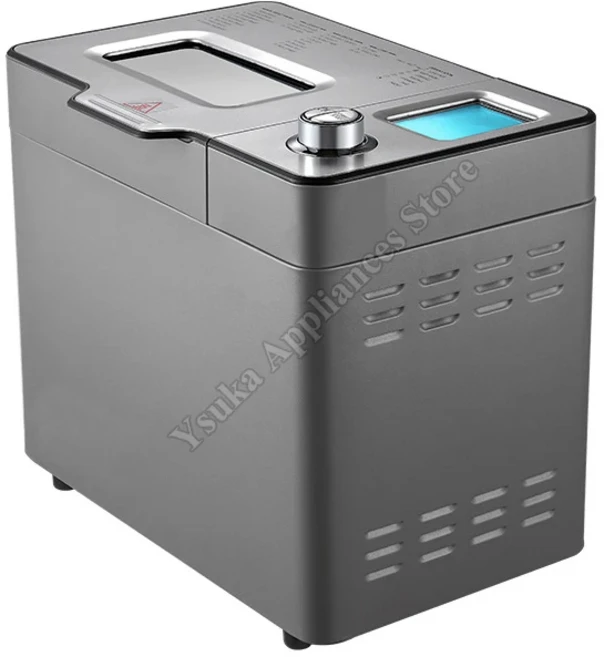 빵 제조기 가정용 소형 전자동 다기능 아침 식사 기계 반죽 발효 기계, 06 KR, 02 grey