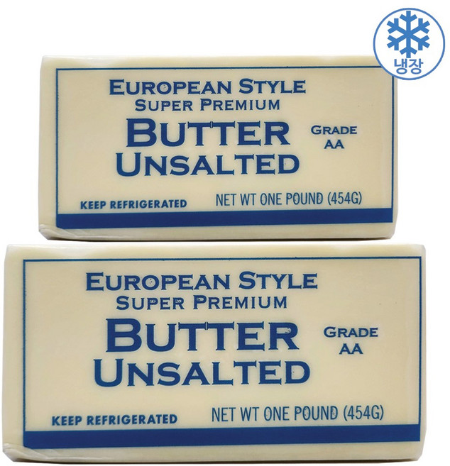 코스트코 유러피안 무염버터1.81kg X 2개 아이스포장, 453g