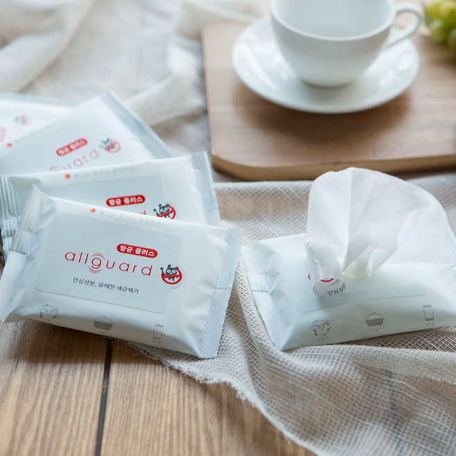 올가드 살균 소독 티슈 휴대형, 10매, 80개