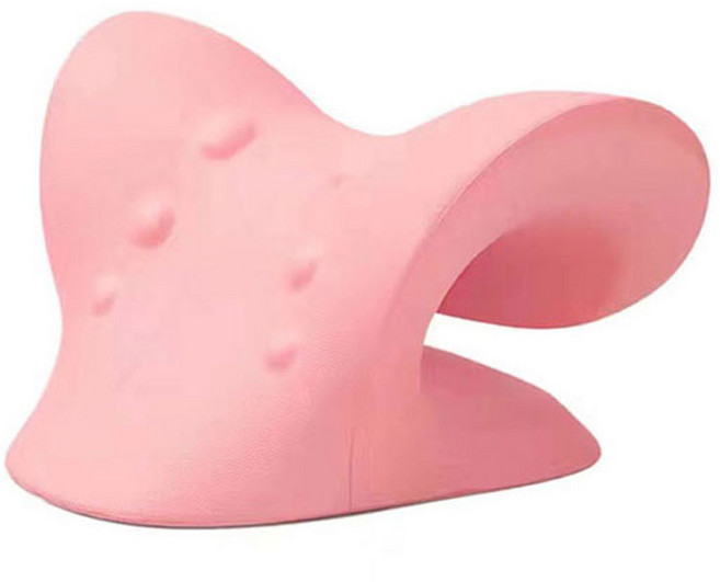 [Lifepop] 목 스트레칭 베개 거북목 C형 경추 마사지베개, 1개