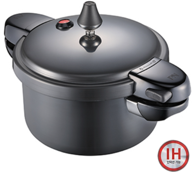 풍년 압력솥 압력밥솥 2인용 4인용 6인용 8인용 10인용 12인용 찜요리 다용도멀티쿡 조리용 가정용 업소용, 블랙펄메가-6인용, 3.4L