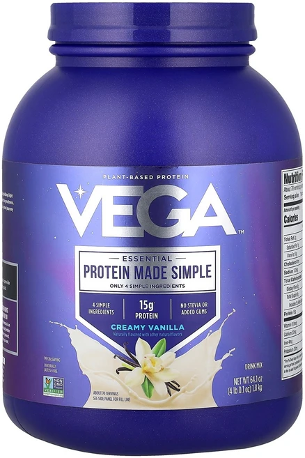 Vega 베가 식물성 단백질 1.8kg 파우더 프로틴 영양제, 1개 - 쿠팡