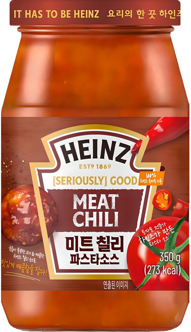 하인즈 미트 칠리 파스타 소스, 350g, 1개