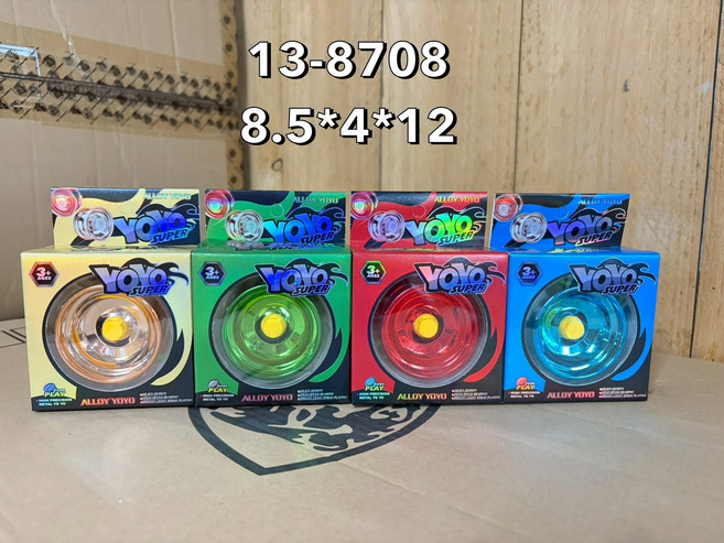 YOYO SUPER ALLOY 合金溜溜球 適合3歲以上兒童, 隨機, 1個