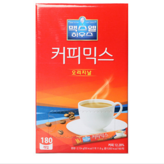 동서식품 맥스웰하우스 오리지날 커피믹스, 23개, 11.8g, 180개입