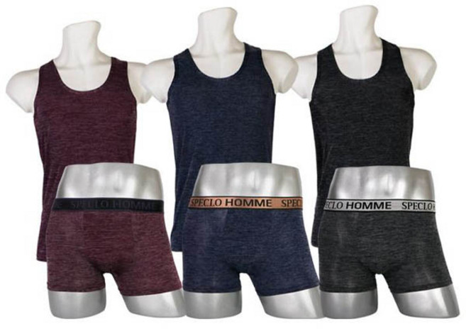 스페클로 남성 디라이트런닝+드로즈팬티 남성속옷 6종세트