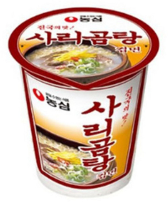 농심 사리곰탕컵 61g, 3개