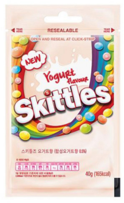 스키틀즈 요거트 40G 마즈, 1개