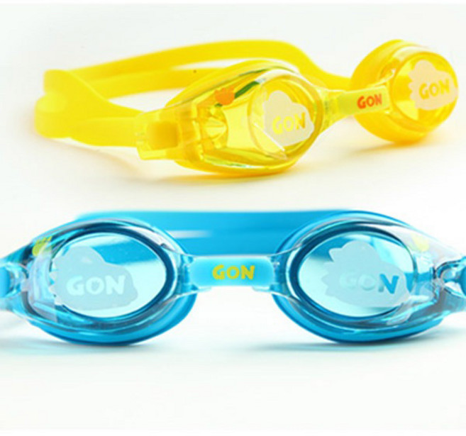 물놀이 필수품 아동 주니어 곤 수경, 1개, 블루