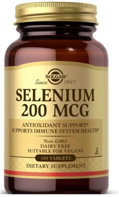 솔가 셀레늄 200mcg 타블렛, 2개, 100정 - 쿠팡