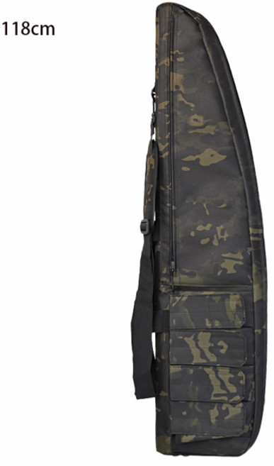 밀리터리 야외 전술 헤비 라이플 팩 완충기 슬리브 전투 장비, 색상: 3. 118cm Black CP, 1개