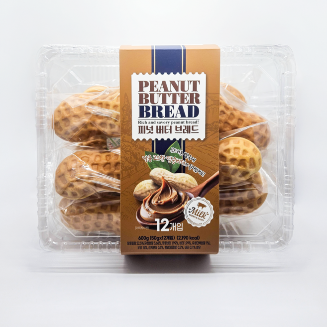 피넛 버터 브레드 50G, 12개