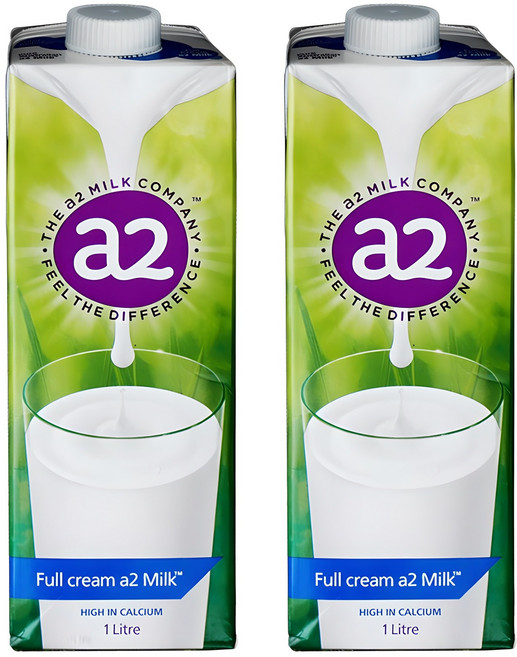 에이투밀크 단백질 우유, 1L, 2개