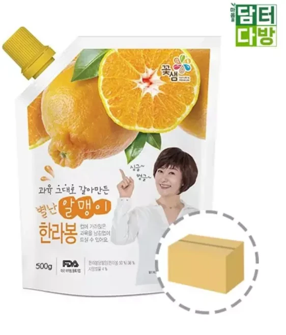 테온셀 (500g) 청귤/선물/세트/과일/음료/액상차/과일즙/파우치/전통차/음료수/한라봉차/베이스/선물용/셋트/과즙, 500g