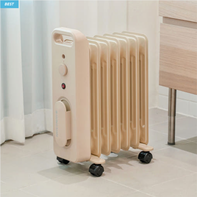 국산 흥신 오르씨 가정용 라디에이터 절전형 전기난로 업소용 사무실 난방기 샌드색, 샌드색 7핀 ORRCY-09S