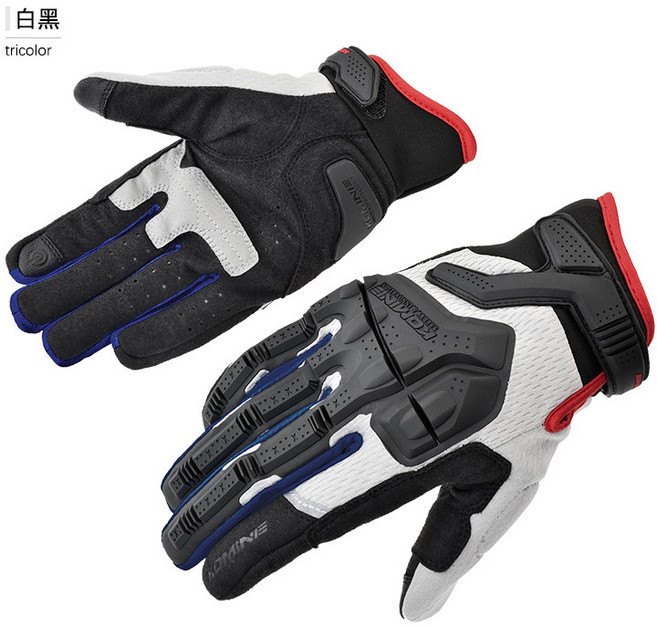 오토바이장갑 바이크 라이더 겨울 방한 Bmw gs 드라이 남성용 가죽 장갑 모토 크로스 오토바이 내리막 자전거 장갑 용 오토바이 모토 라드, B