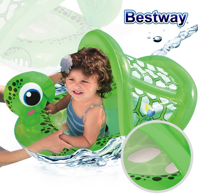 BW 34094 거북이 지붕 보행기튜브/물놀이튜브, 단품, 1개