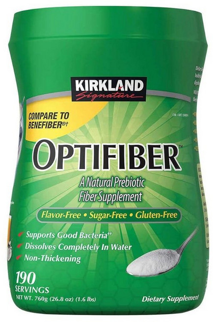 Kirkland Signature OPTIFIBER 725.7g(25온스) 190회 분량 (2팩), 760g