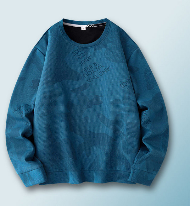 셀럽당 남자 맨투맨 춘추동 카모 라운드 맨투맨 스포츠 긴팔 남자코트M0924