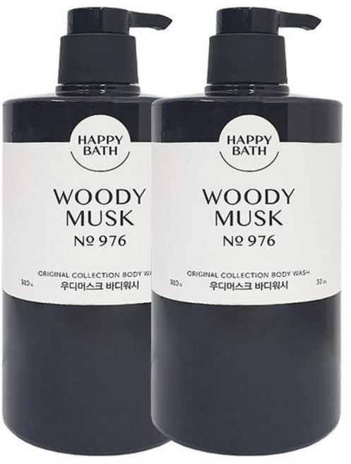 해피바스 오리지널 컬렉션 우디 머스크 바디워시 body wash 910g x2 jh유통