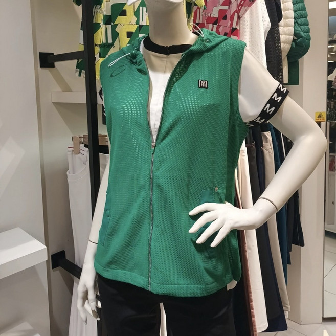 마코스포츠 24년 여름 골프 이월 여성 메쉬덧댐 후드 티베스트 조끼 MOW2-TV03-54