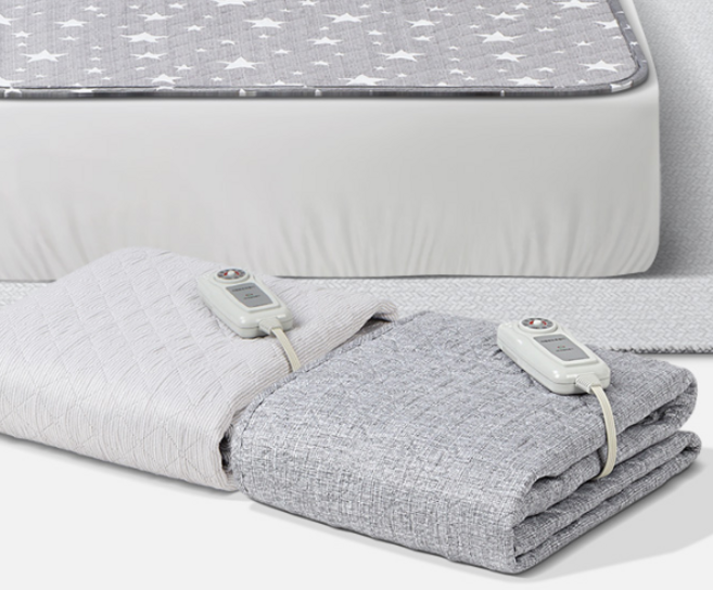 물세탁 가능한 전기장판 침대용싱글1인 전기매트, 180*100cm, 뉴스타그레이
