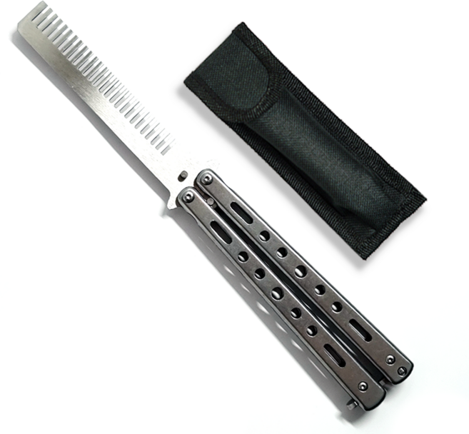 리즌박스 빗리송 발리송 발리콤 트레이너 버터플라이나이프, 실버, 1개