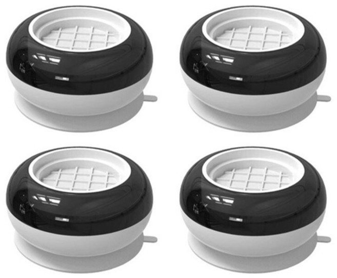 세탁기 받침대 건조기 받침 진동 소음 방지 패드 발 세트, 4개입