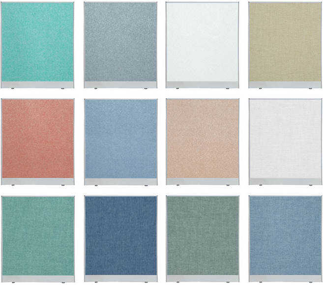 진웅파티션 PVC 45T 높이 1200 원톤 사무실파티션 파티션 (부속별도), PX207