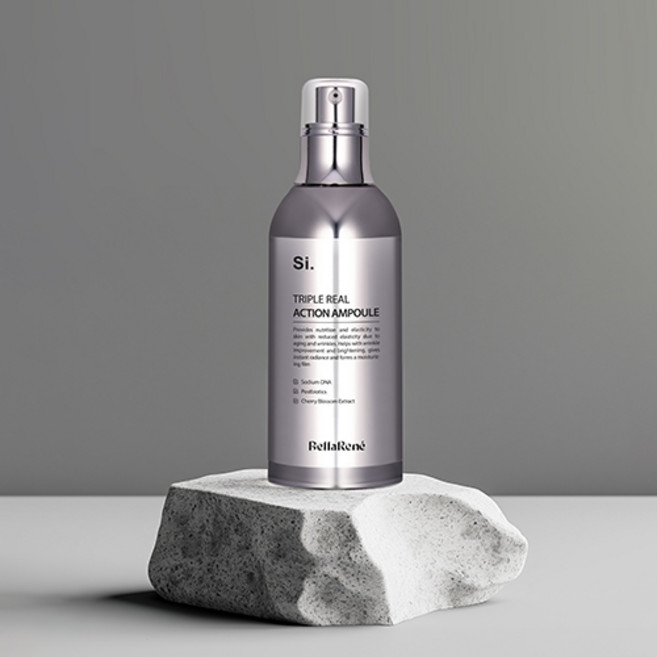 벨라르니 트리플 리얼 액션 규소수 레드까멜리아 철갑상어 PDRN 앰플, 1개, 100g