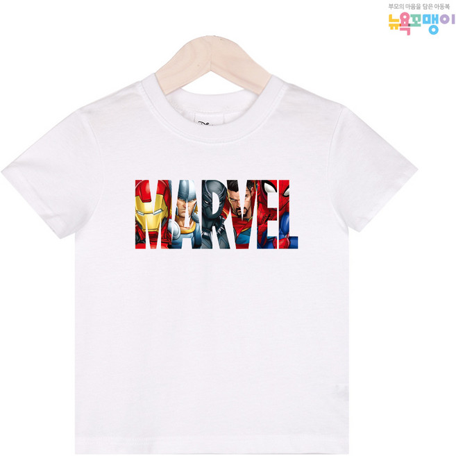 뉴욕꼬맹이 마블 반팔티(NY) P100