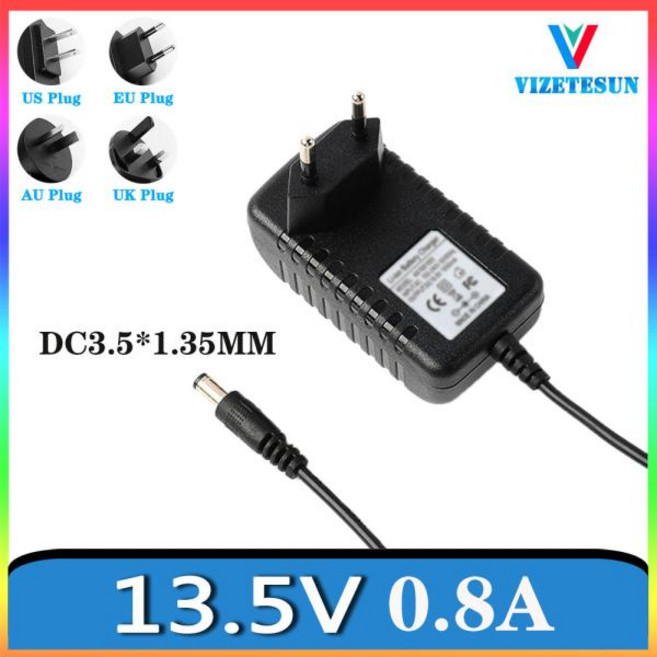 노트북 전원 어댑터 DC 조정 전원 코드 3.5x1.35mm 13.5V 0.8A 13.5V 800MA, 01 EU_01 13.5V_01 0.8A, 1개