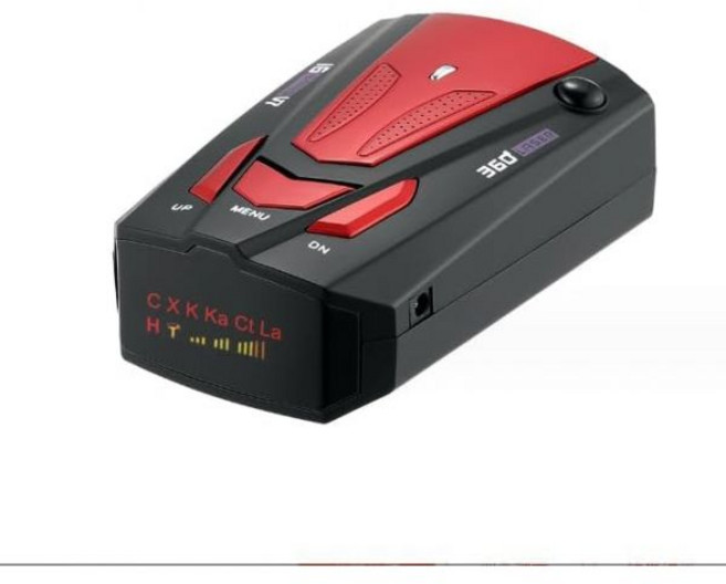 V7 카 16 밴드 360 GPS 카메라 레이저 경찰 안전 레이더 탐지기 음성 경고(빨간색), 위시링 V7 카 16 밴드 360 GPS 카메라 레이저