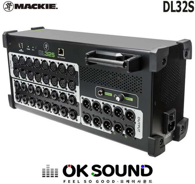 Mackie DL32S 라이브 사운드 디지털믹서 16채널믹서 믹싱콘솔 맥키 무선제어 MIXER