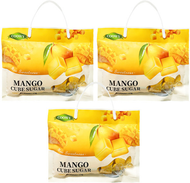 베트남 쿠위 큐브 망고젤리 378g COOWY MANGO CUBE, 3개