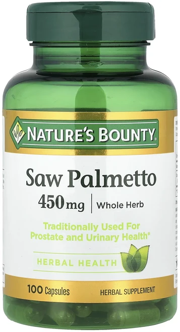 단백질 비타민 철분 마그내슘 칼슘 Nature's Bounty 쏘팔메토 450mg 캡슐 100정 고루고루섭취해주세요, 1개 - 쿠팡