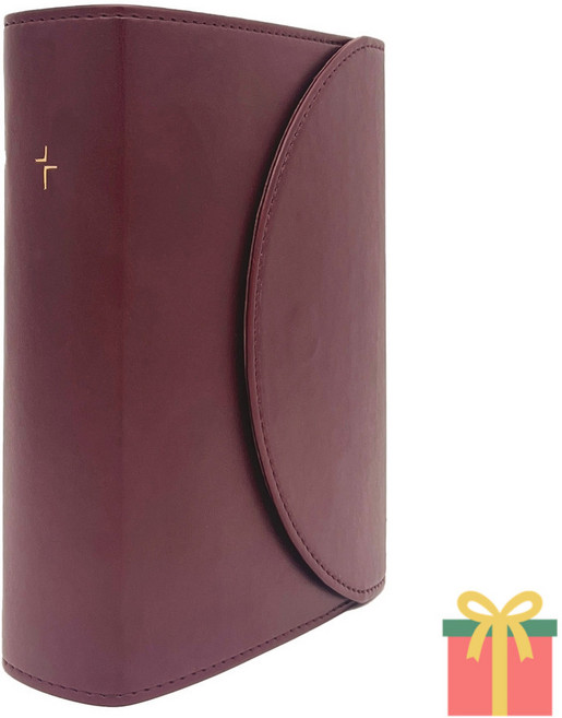 휴대용 성경책 개역개정 성경전서 새찬송가 미니 지갑식 커버, 지갑형_미니_합본_버건디