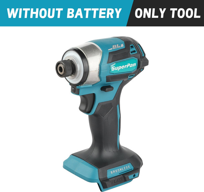 Makita 18V LXT 무선 임팩트 드라이버 DTD173 브러시리스 전기 드릴 스크루드라이버 목재/볼트 T1/T2 모드, 01 only tool, 01 only tool