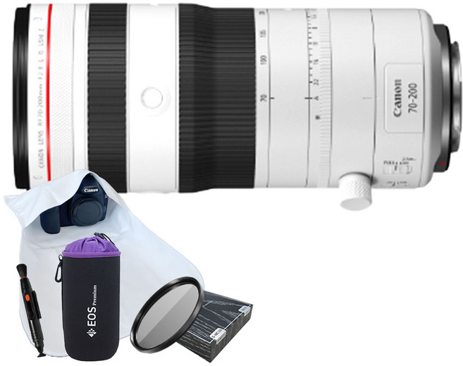 [포토리뷰이벤트] 캐논 RF 70-200mm F2.8 L IS USM Z 화이트+포켓융+방수파우치 + 렌즈 클리닝펜 82mm MCUV필터