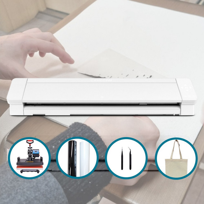 실루엣 카메오4 프로 메이커스페이스 학교 제작SET 커팅기 프린터 학교교육 반티 에코백 제작