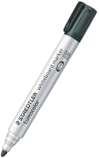 스테들러 루모컬러 화이트보드 마카 351, 블랙, 2개