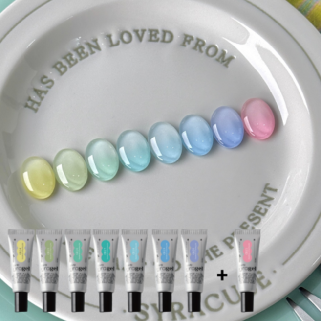 아밍고 플로라 그라젤 7종세트 + 핑크컬러 1종